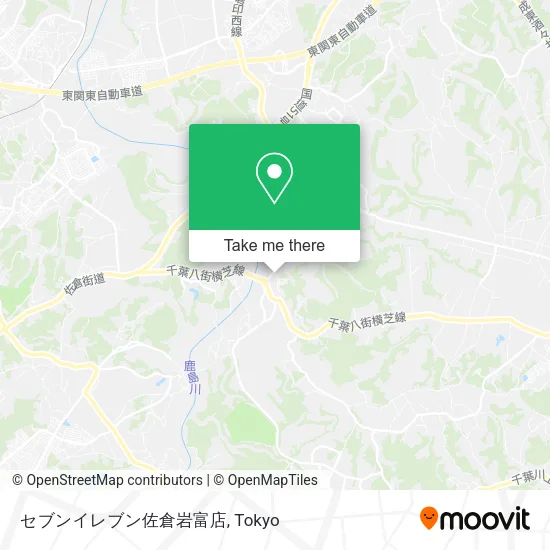 Seven-Eleven Sakura Iwatomi Store map