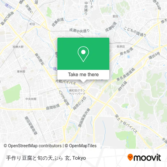 手作り豆腐と旬の天ぷら 玄 map