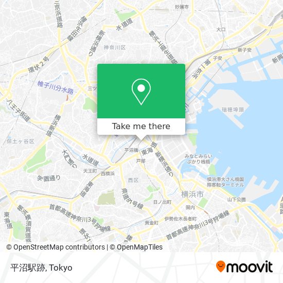 平沼駅跡 map