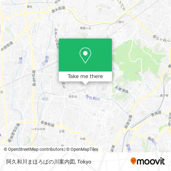 Akuwa River Mahoroba River Guide Map map