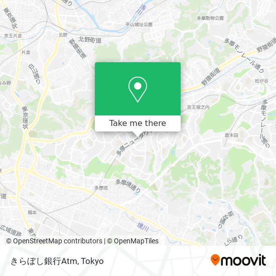きらぼし銀行Atm map