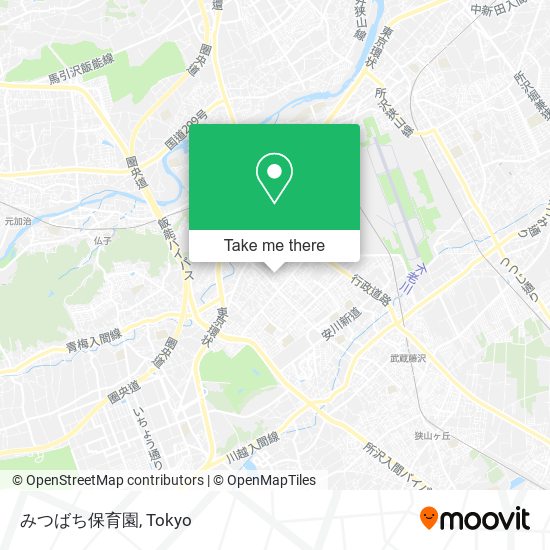 みつばち保育園 map