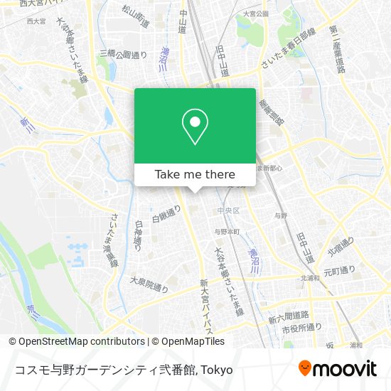 コスモ与野ガーデンシティ弐番館 map