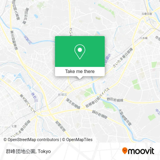 群峰団地公園 map