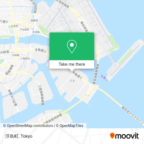 浮島町 map