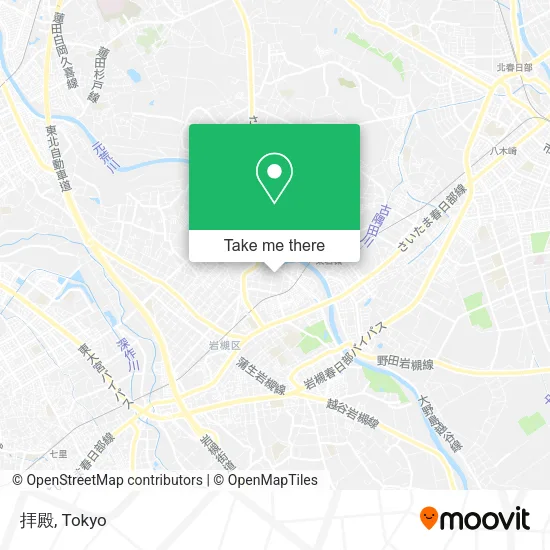 拝殿 map
