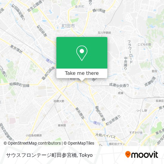 サウスフロンテージ町田参宮橋 map