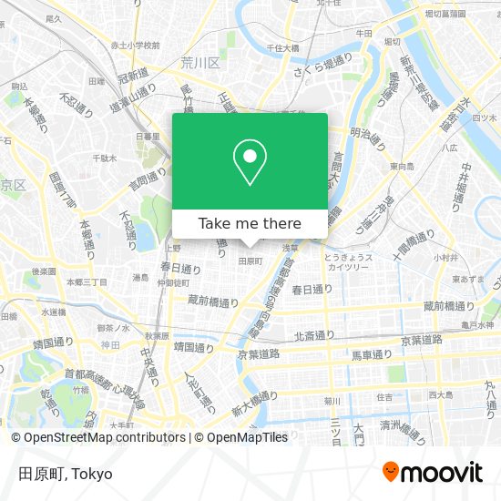 田原町 map