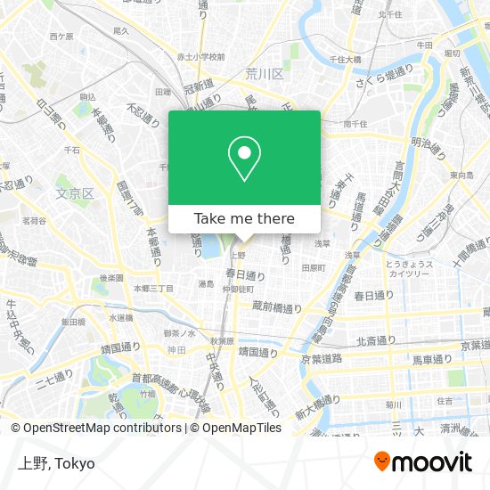 上野 map