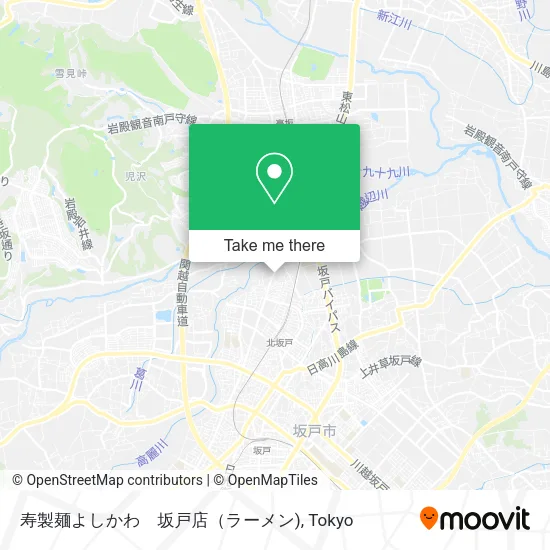 寿製麺よしかわ　坂戸店（ラーメン) map