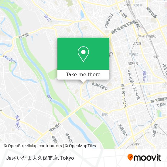 Jaさいたま大久保支店 map