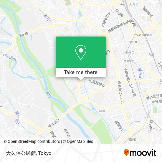 大久保公民館 map