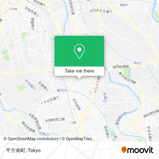 平方南町 map