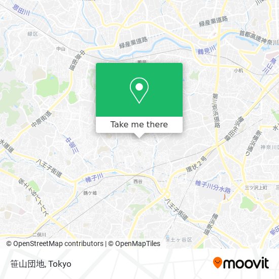 笹山団地 map