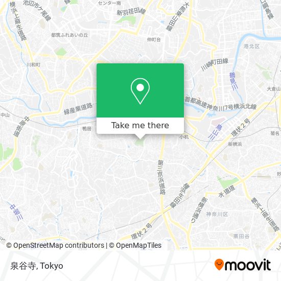 泉谷寺 map