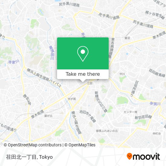 荏田北一丁目 map