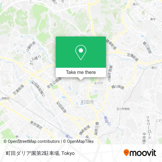 町田ダリア園第2駐車場 map