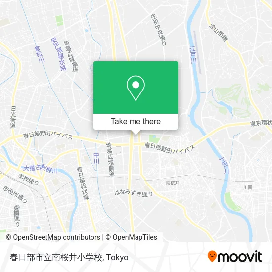 春日部市立南桜井小学校 map