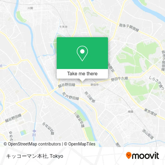 キッコーマン本社 map