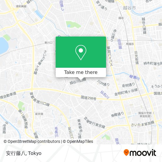 安行藤八 map