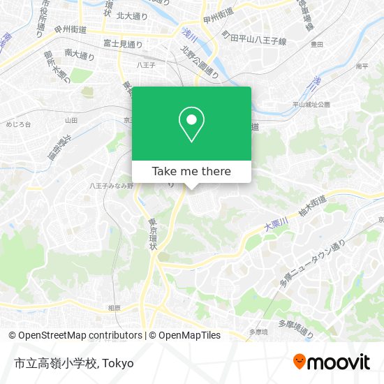 市立高嶺小学校 map