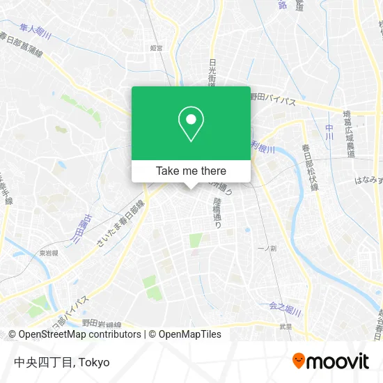 中央四丁目 map
