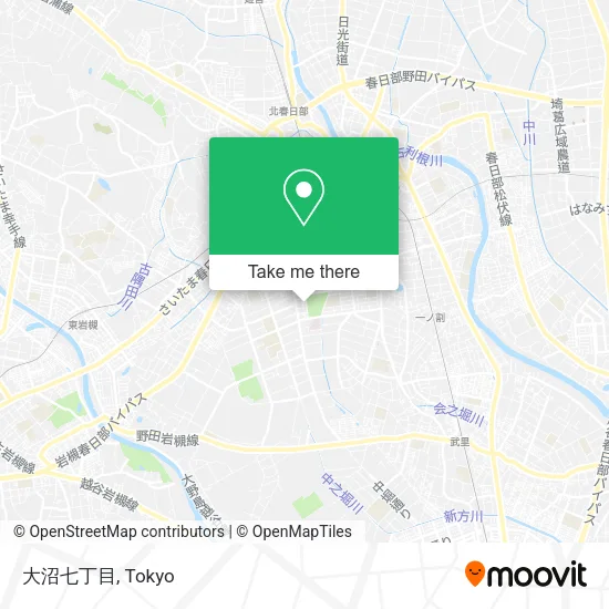 大沼七丁目 map