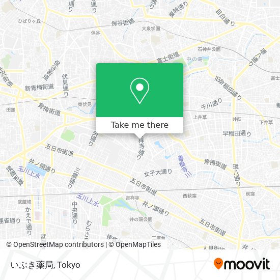 いぶき薬局 map