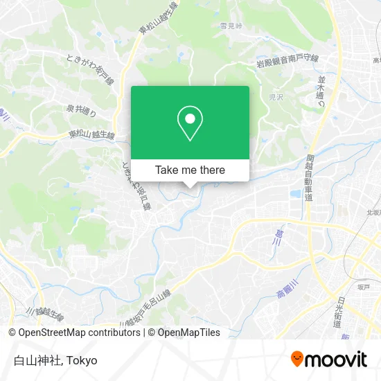 白山神社 map