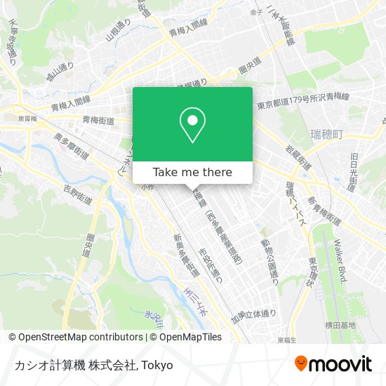 カシオ計算機 株式会社 map