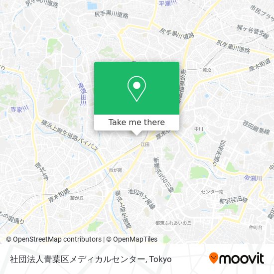 社団法人青葉区メディカルセンター map