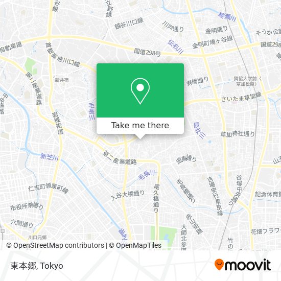 東本郷 map