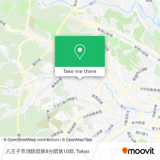 八王子市消防団第8分団第10部 map