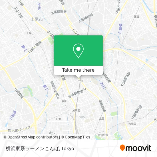 横浜家系ラーメンこんば map