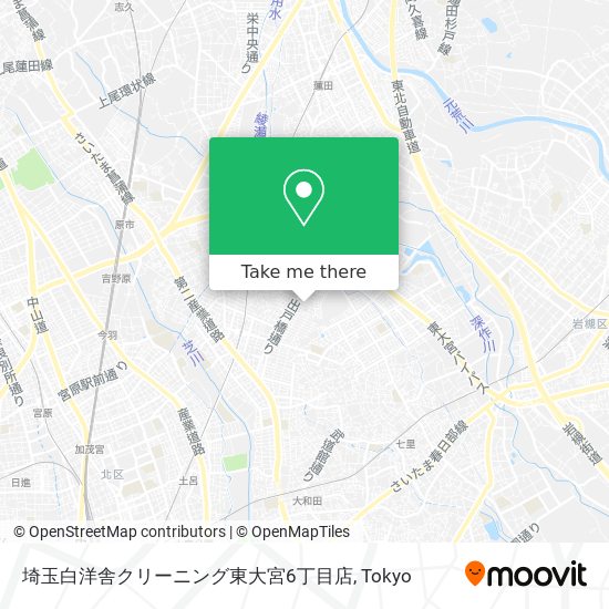 埼玉白洋舎クリーニング東大宮6丁目店 map