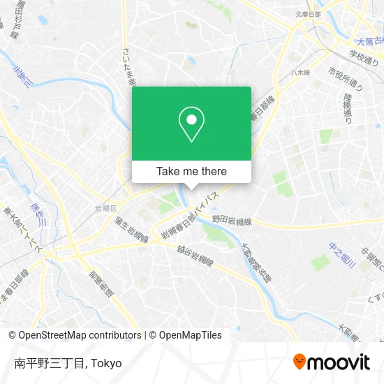 南平野三丁目 map