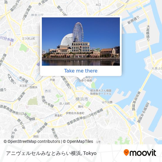アニヴェルセルみなとみらい横浜 map
