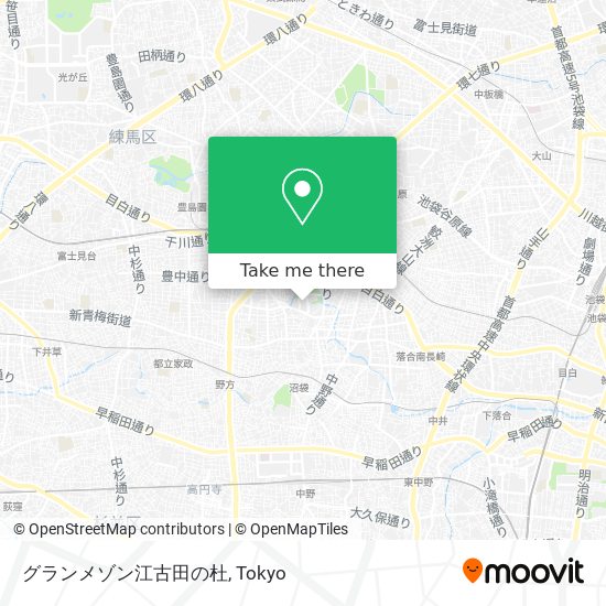 グランメゾン江古田の杜 map