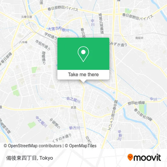 備後東四丁目 map