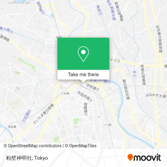 粕壁神明社 map