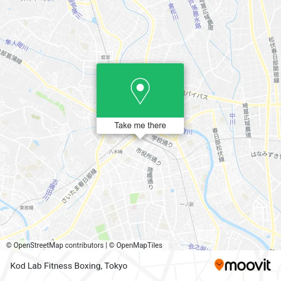 Kod Lab Fitness Boxing map