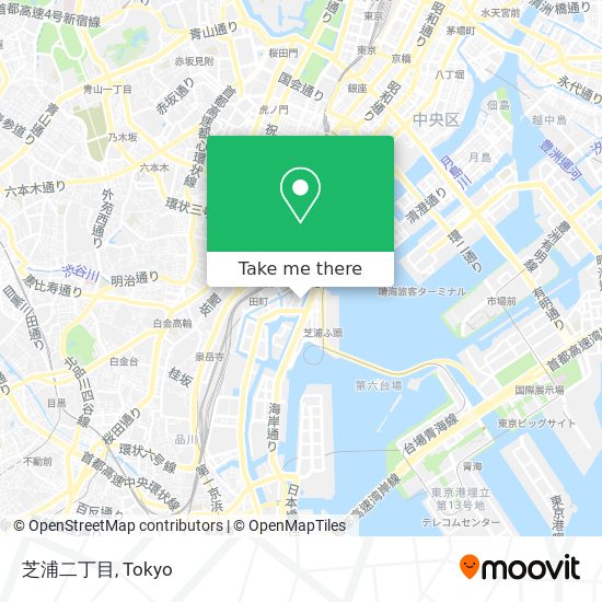 芝浦二丁目 map