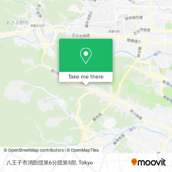 八王子市消防団第6分団第5部 map