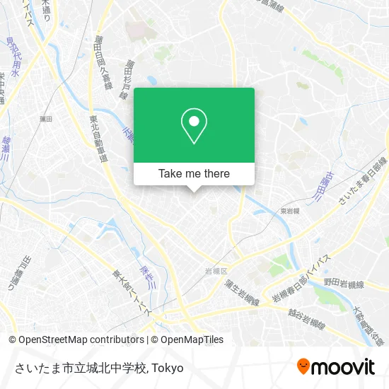 さいたま市立城北中学校 map