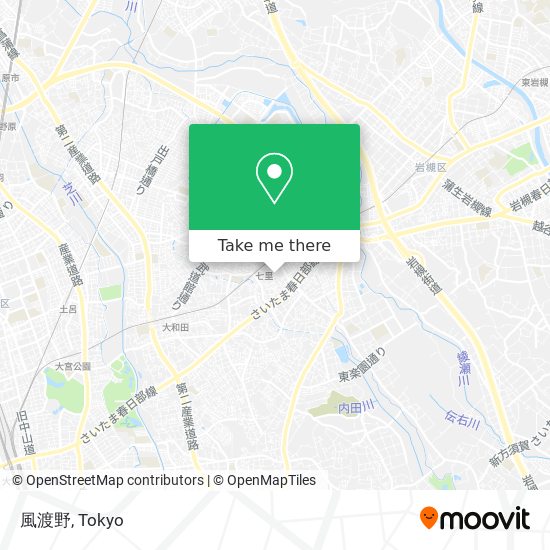 風渡野 map