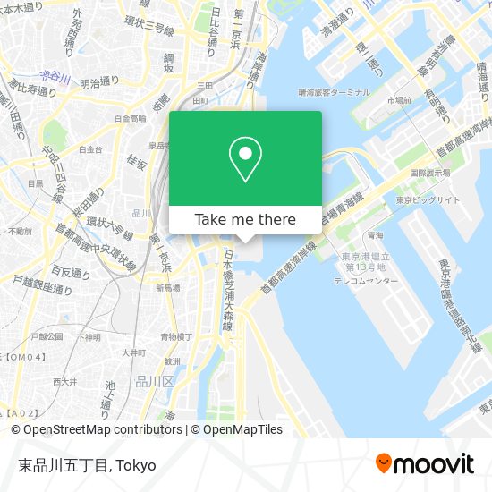 東品川五丁目 map