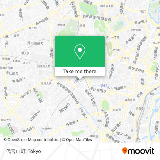 代官山町 map