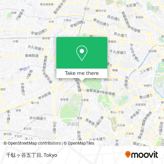 千駄ヶ谷五丁目 map
