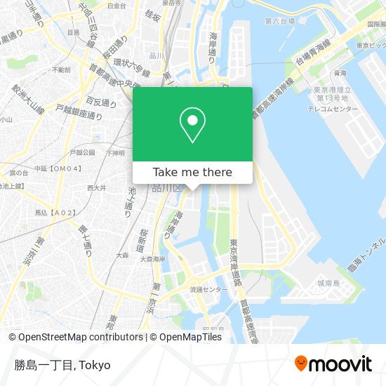 勝島一丁目 map