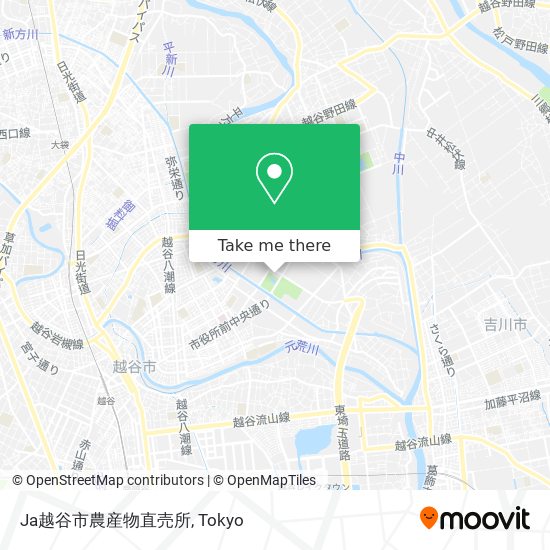 Ja越谷市農産物直売所 map